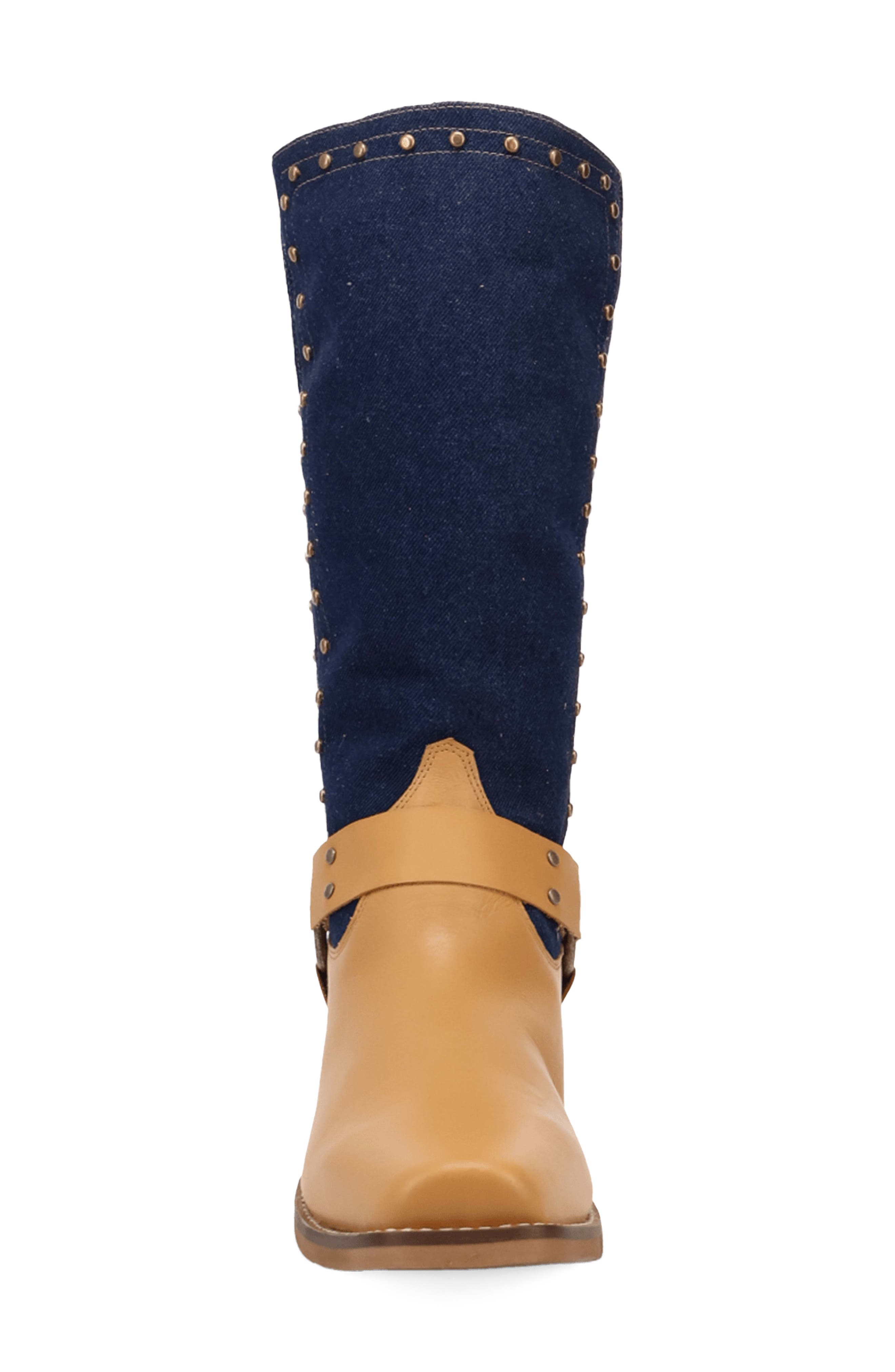 True Denim Harness Boot, Alternate, color, PLANTAIN