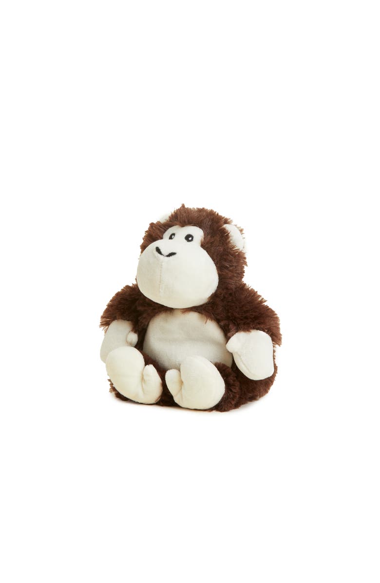Warmies Monkey Junior Plush Toy, Main, color, Dark Brown