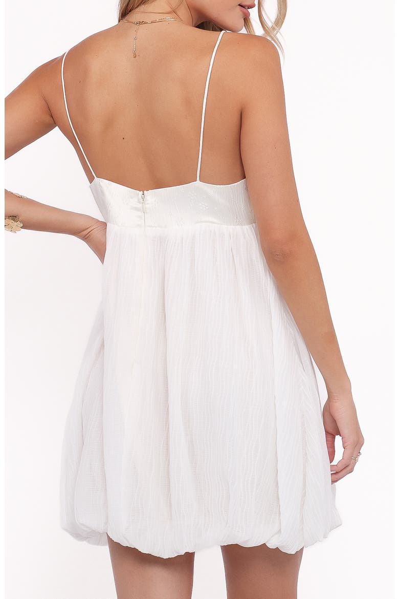 Lorna Bubble Hem Babydoll Minidress, Alternate, color, IVORY