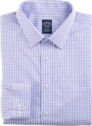 Brooks Brothers Big & Tall Non-Iron Glen Plaid Dress Shirt V2