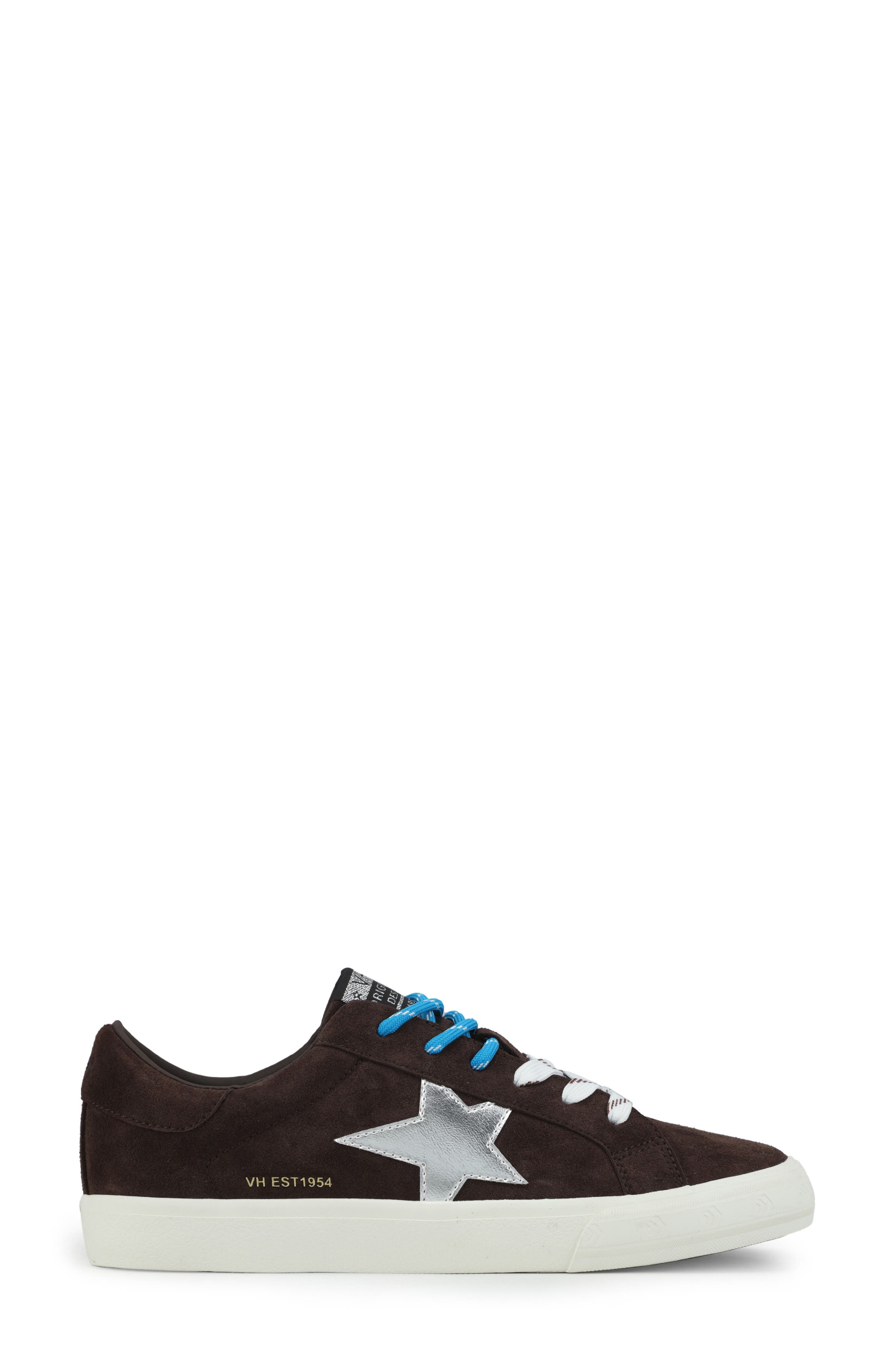 Freya Star Sneaker, Alternate, color, CHOCOLATE BROWN