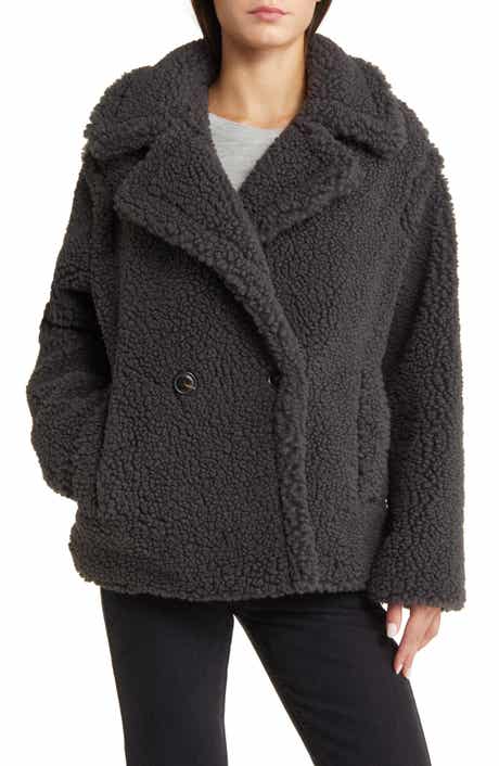 UGG® Gertrude Teddy Faux Shearling Coat