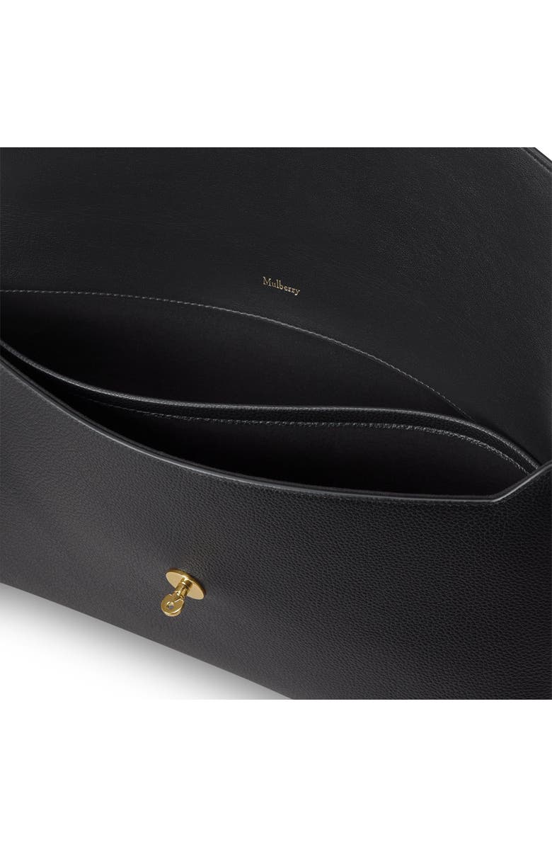 Mulberry Darley Envelope Pouch, Alternate, color, Black
