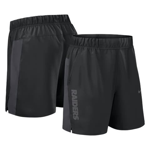 Men's Nike Black Las Vegas Raiders Woven Victory Performance Shorts