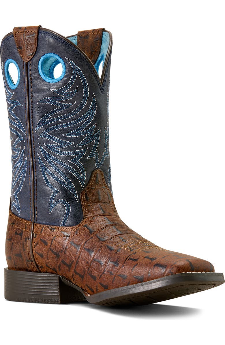 Ariat Kids' Knox Wide Square Toe Western Boot, Main, color,