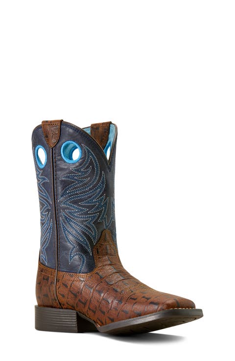 Kids' Knox Wide Square Toe Western Boot (Toddler, Little Kid & Big Kid)