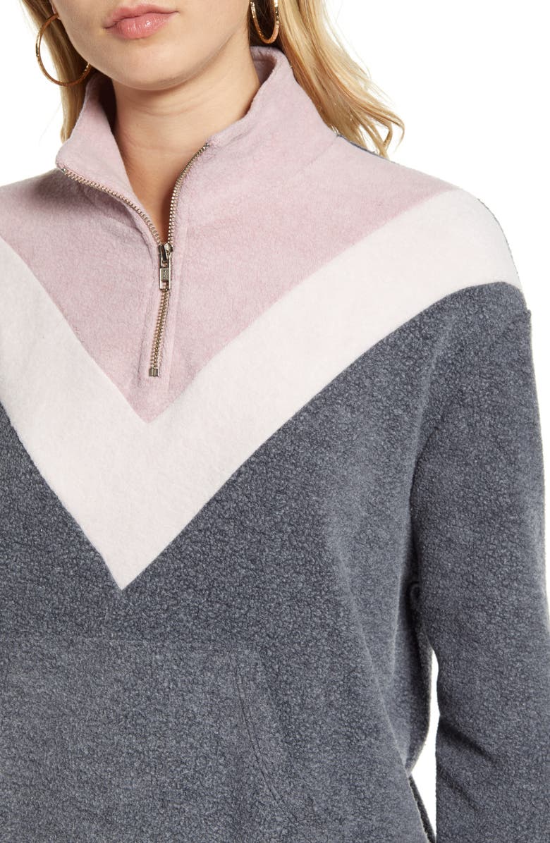 Wildfox Soto Teddy Bear Fleece Pullover, Alternate, color, 