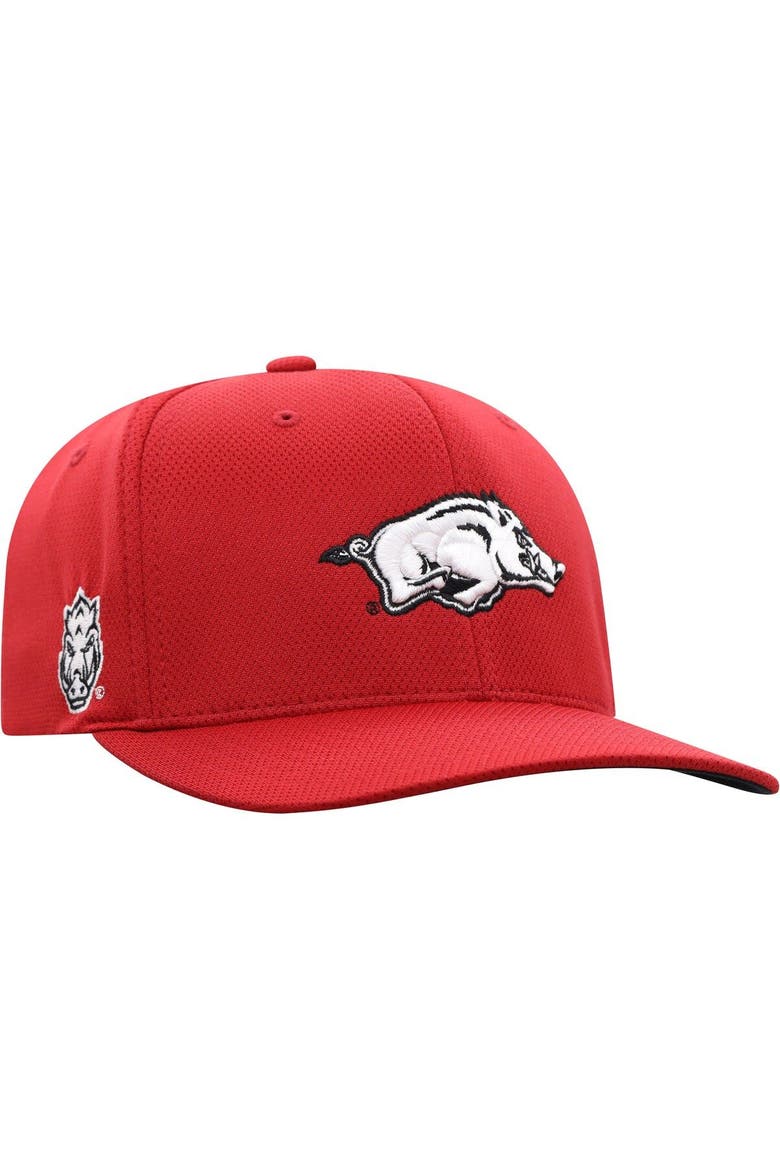 Men's Top of the World Cardinal Arkansas Razorbacks Reflex Logo Flex Hat, Alternate, color, Cardinal
