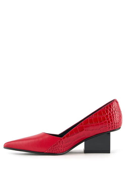 United Nude Raila Pump In Red