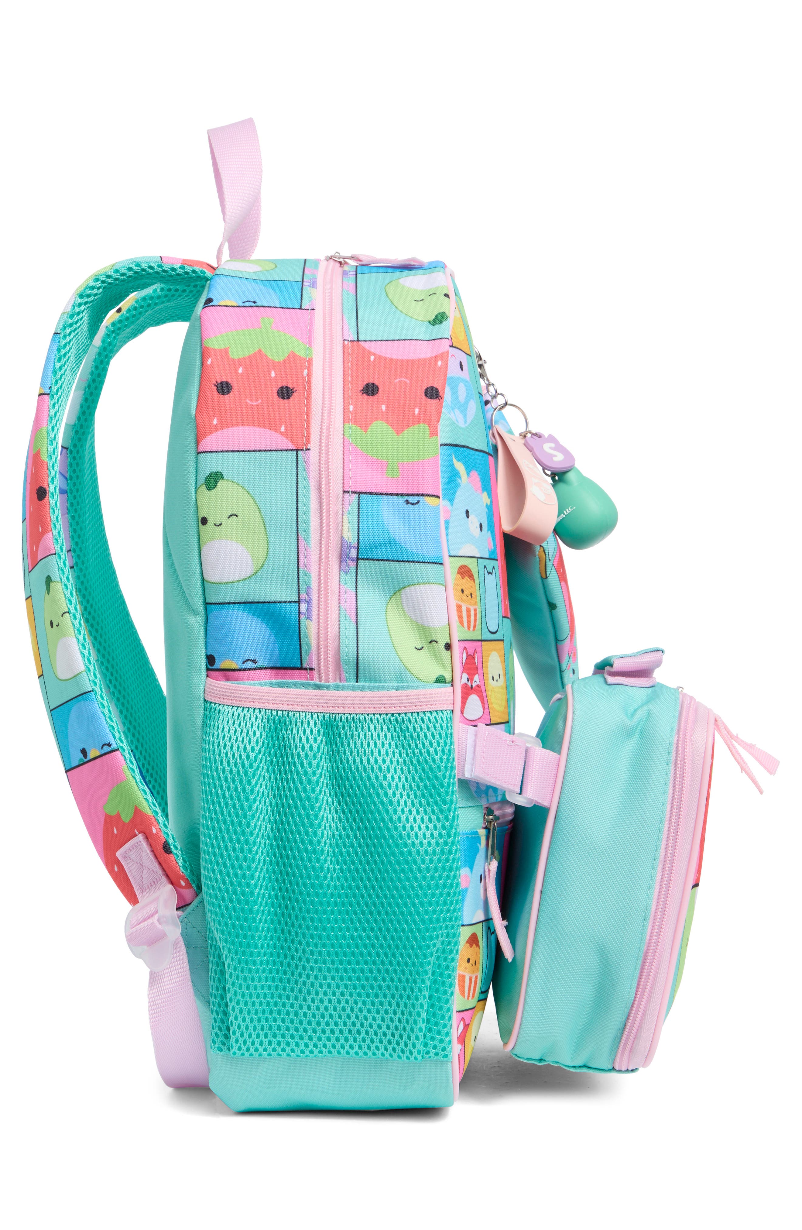 Kids' Squishmallows 5-Piece Backpack Set, Alternate, color, TEAL