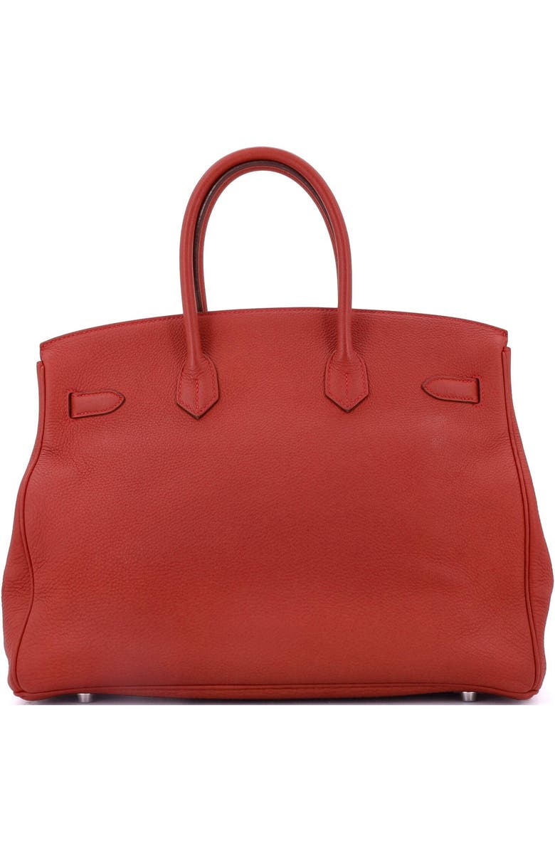 Pre-Owned Hermes Birkin Handbag Red Togo with Palladium Hardware 35, Alternate, color,