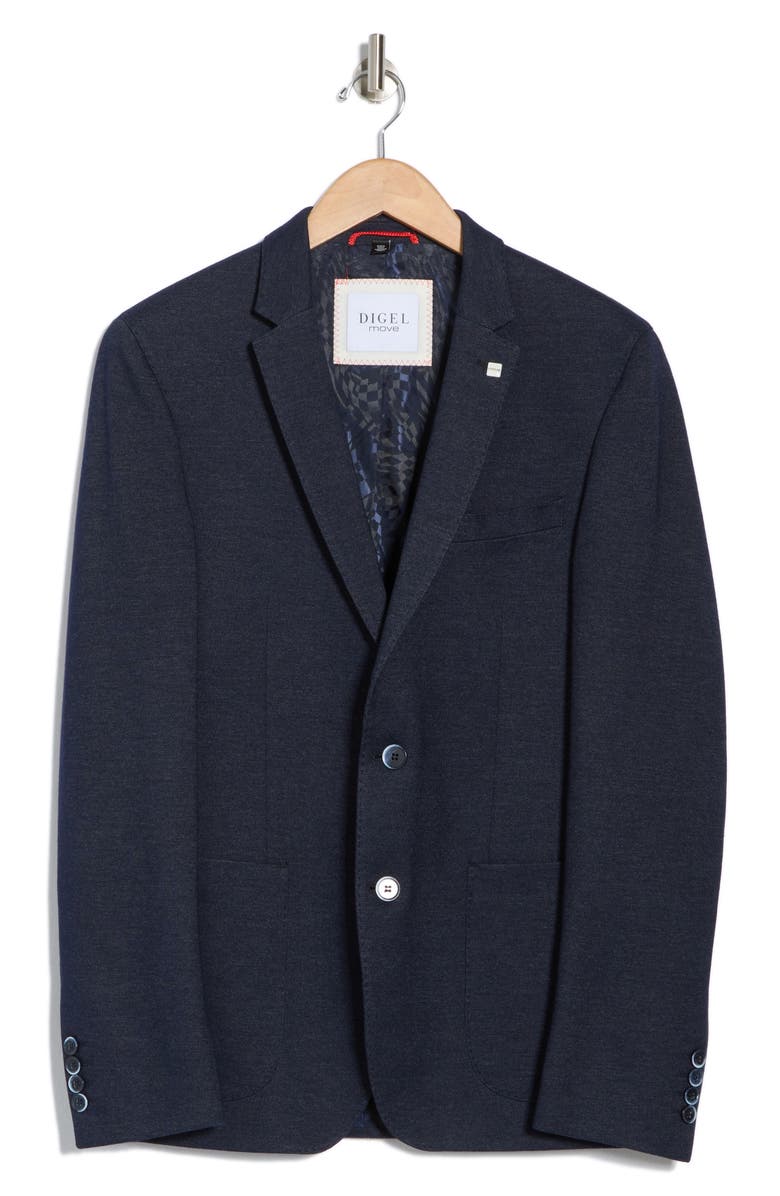 DIGEL Notch Lapel Cotton Blend Sport Coat, Alternate, color,
