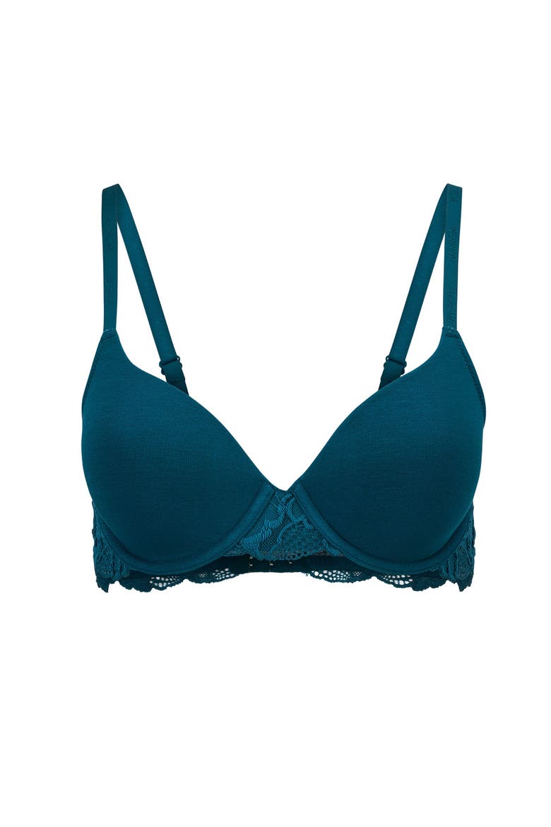 Teagan Contour Full Coverage Bra, Alternate, color, Legion Blue