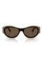  Shiny Grey / Solid Brown
