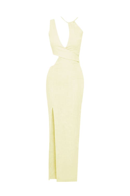 Jendue Oversized Basic T-shirt In Yellow