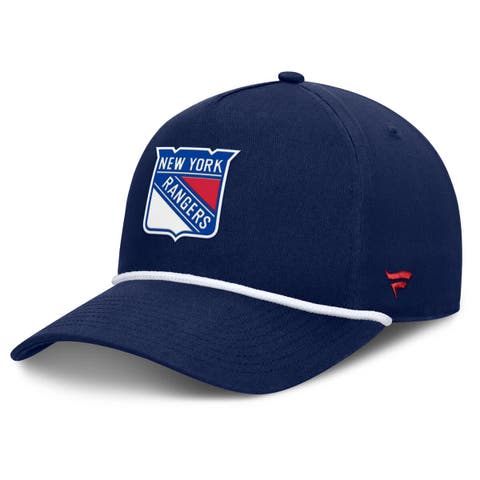 Men's Fanatics Navy New York Rangers Authentic Pro Rink Roper A-Frame Adjustable Hat