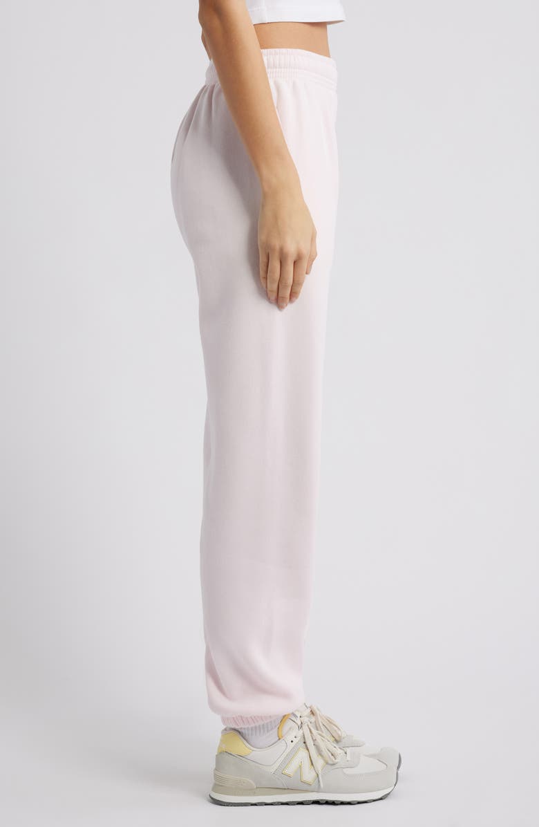 Princess Polly Puffy Logo Sweatpants, Alternate, color, Pink