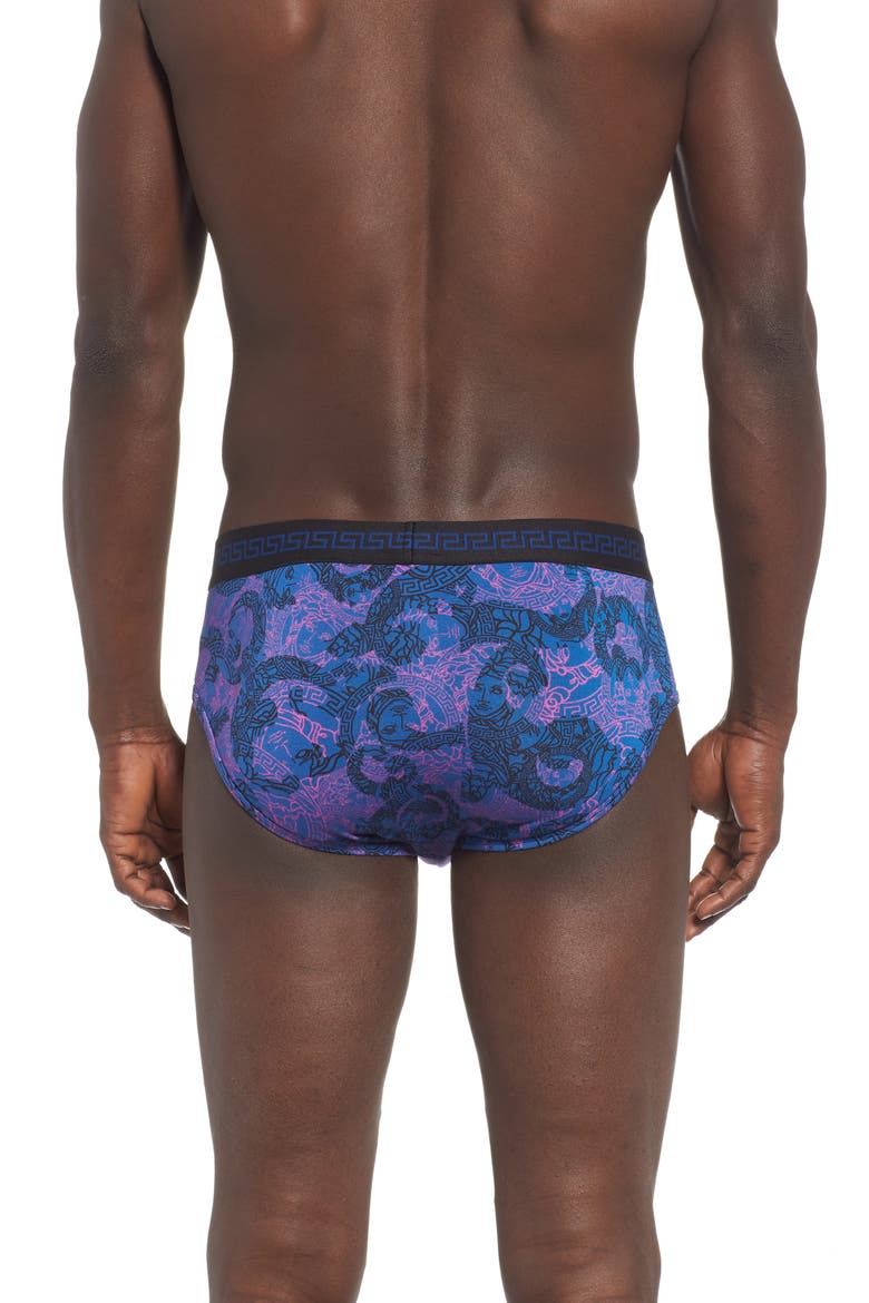 Low Rise Briefs, Alternate, color, BLUE MULTI