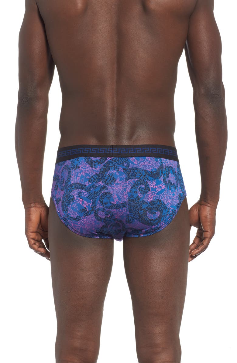 Versace Low Rise Briefs, Alternate, color,