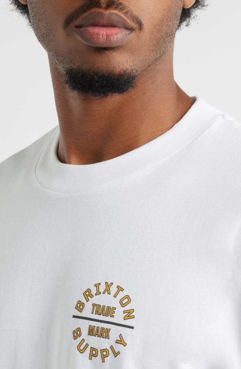 Brixton Oath V Logo Graphic T-Shirt, Alternate, color, 