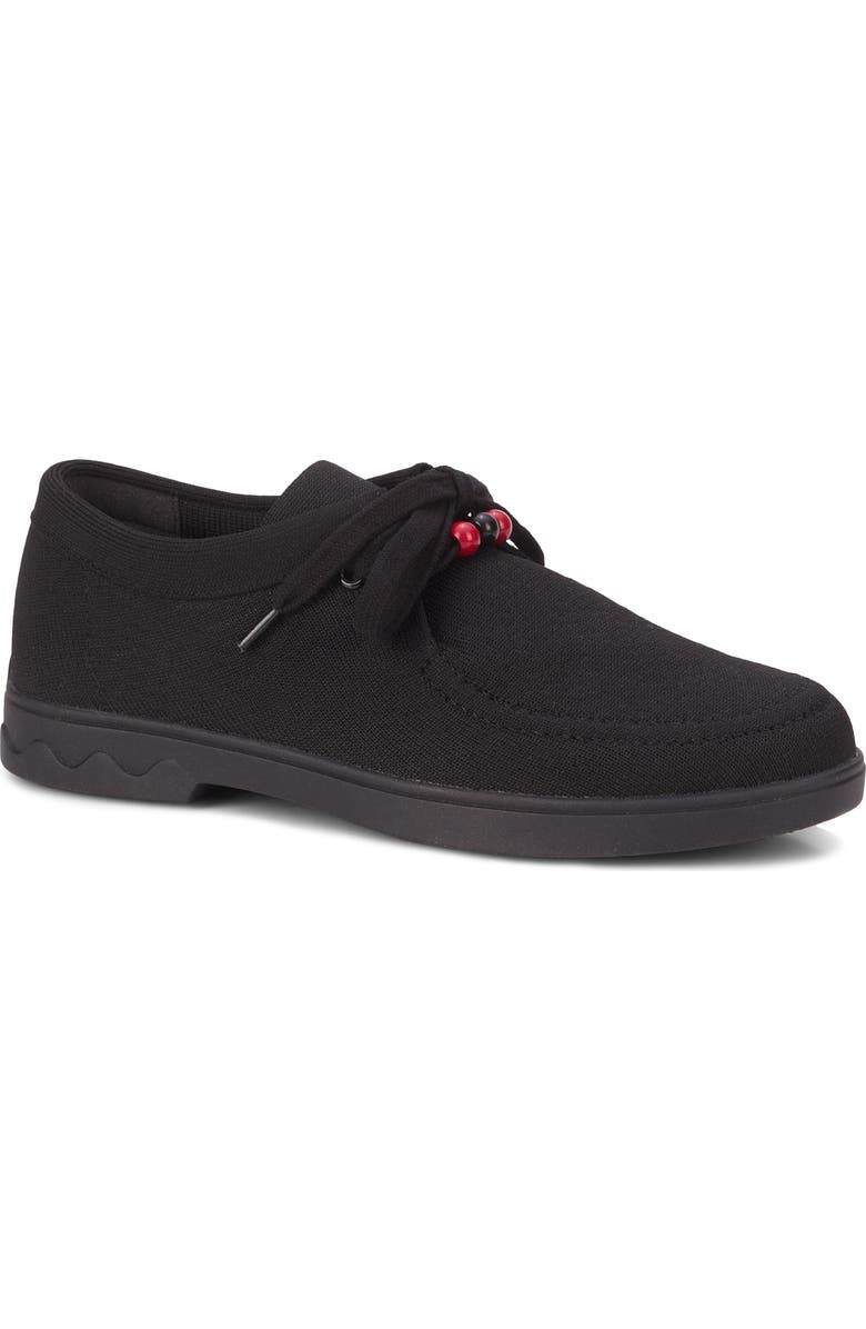 Ros Hommerson Greer Water Resistant Lace-Up Shoe, Main, color, Black Knit