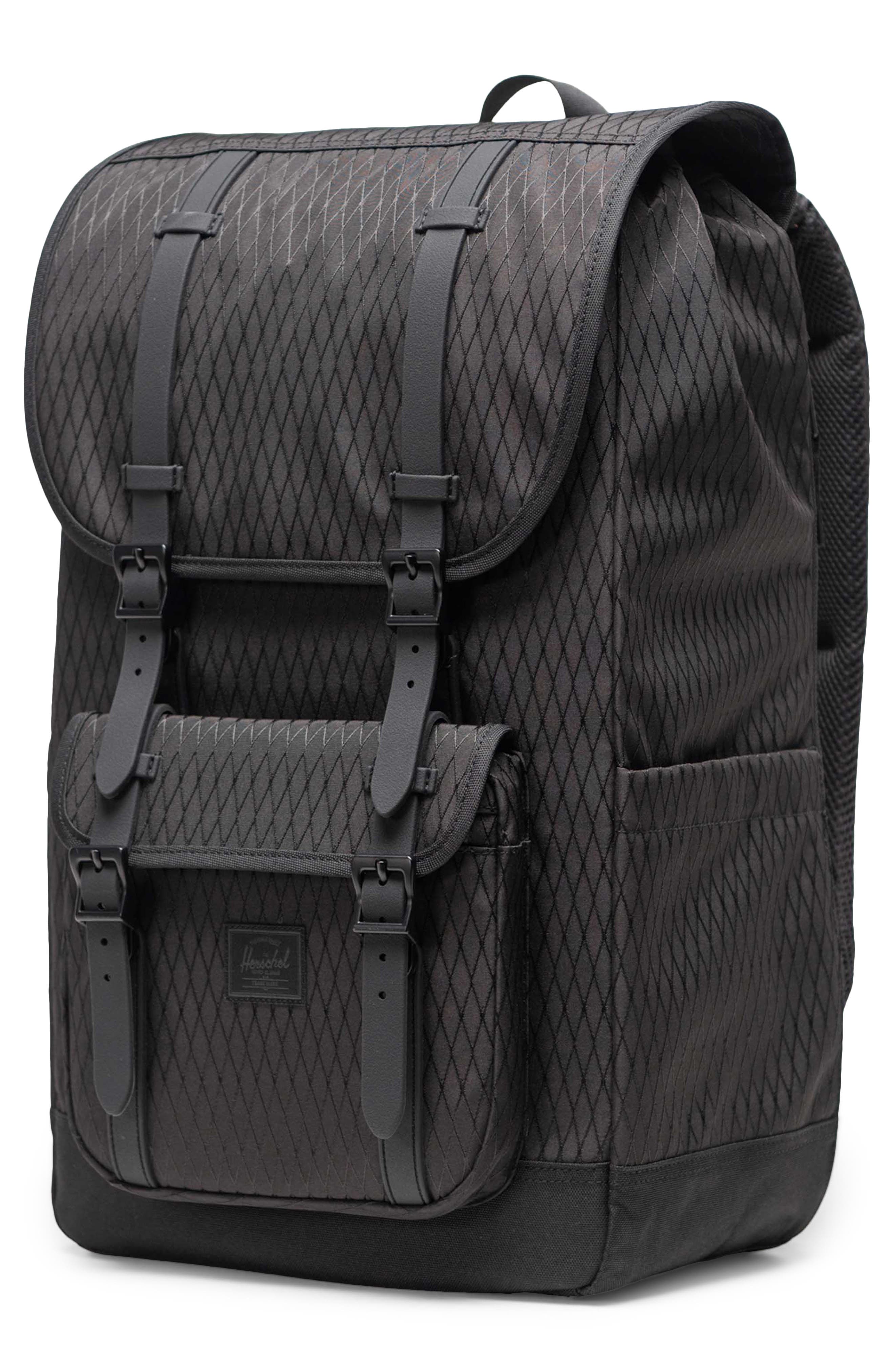Herschel Supply Co. Little America Backpack, Alternate, color, Black Diamond/Black