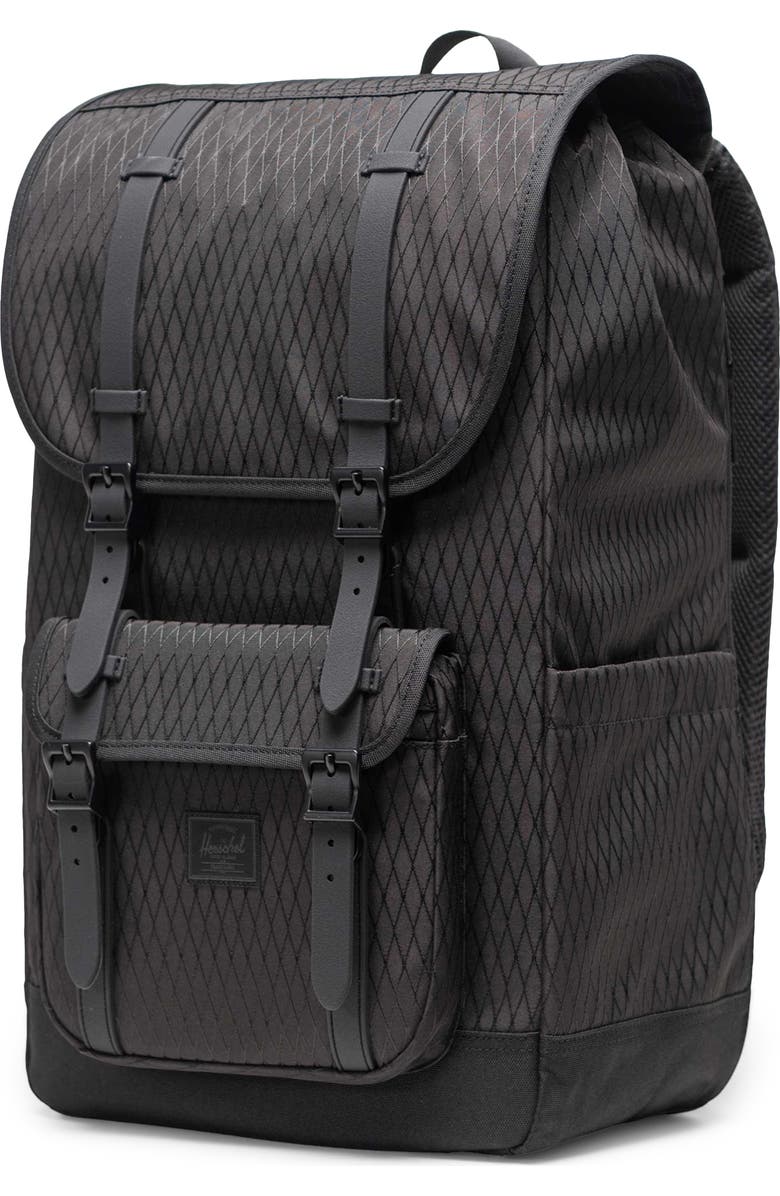 Herschel Supply Co. Little America Backpack, Alternate, color, Black Diamond/Black