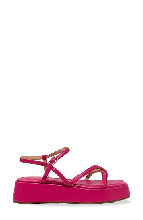 Chase & Chloe Chase And Chloe Olsen Strappy Flatform Sandal