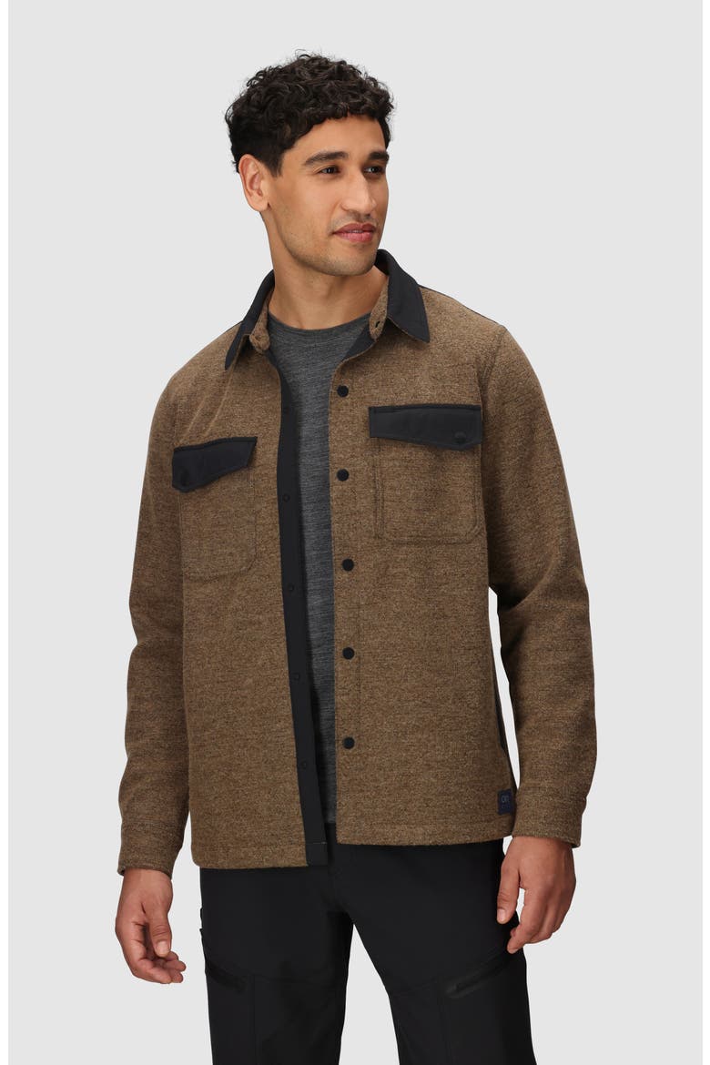 Ranger Shirt Jacket, Alternate, color, COYOTE HEATHER