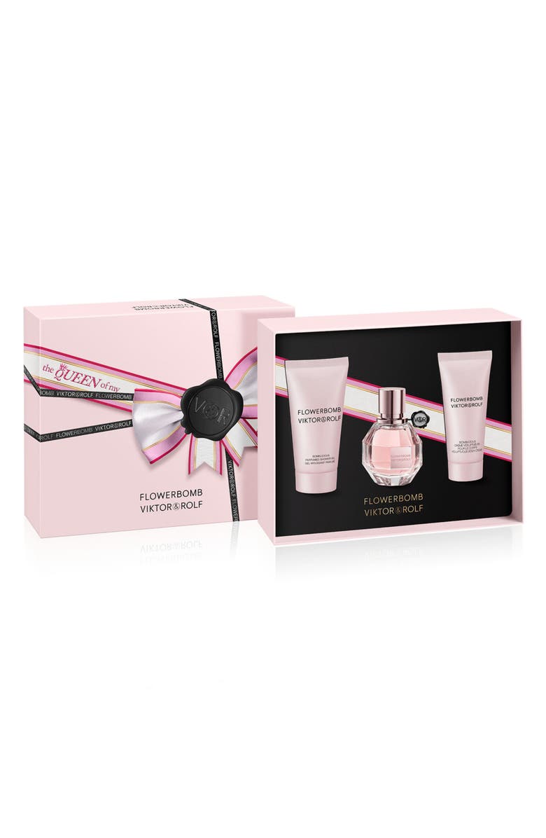 Viktor&Rolf Flowerbomb 3-Piece Perfume Gift Set USD $131 Value, Alternate, color, 
