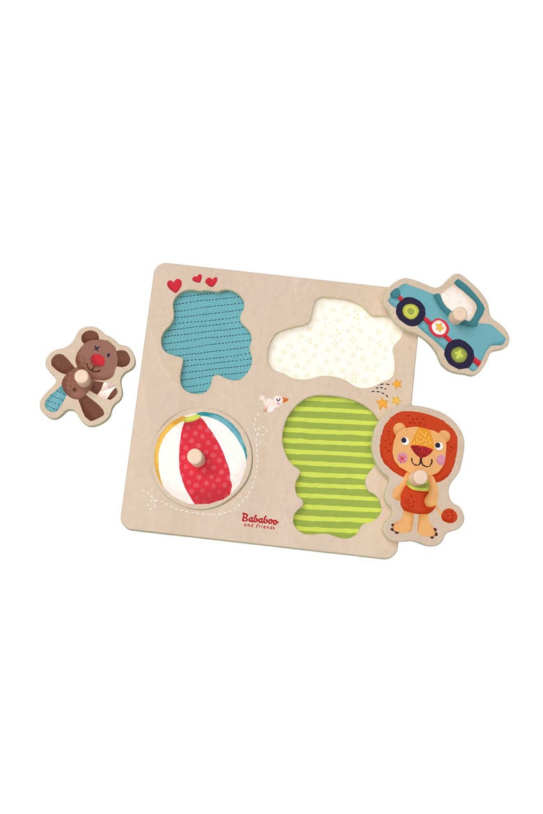 Bababoo Lion Favorite Treasures Clutching Puzzle, Main, color, Multi