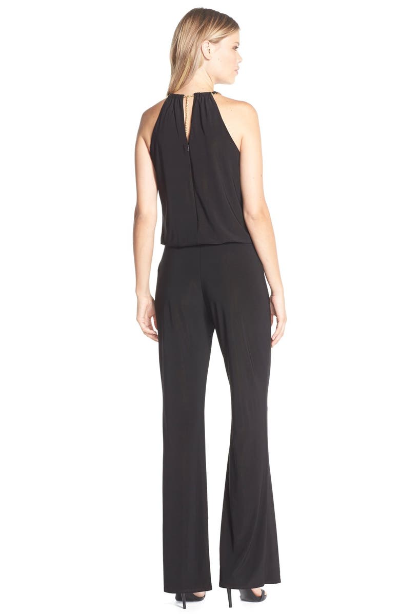 Laundry by Shelli Segal Chain Detail Jersey Jumpsuit, Alternate, color, 