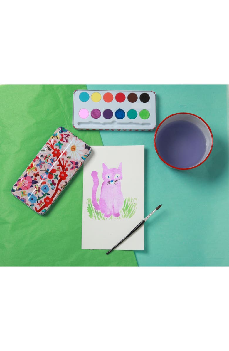 eeBoo Butterflies Watercolor 12 Color Paint Set, Alternate, color, 