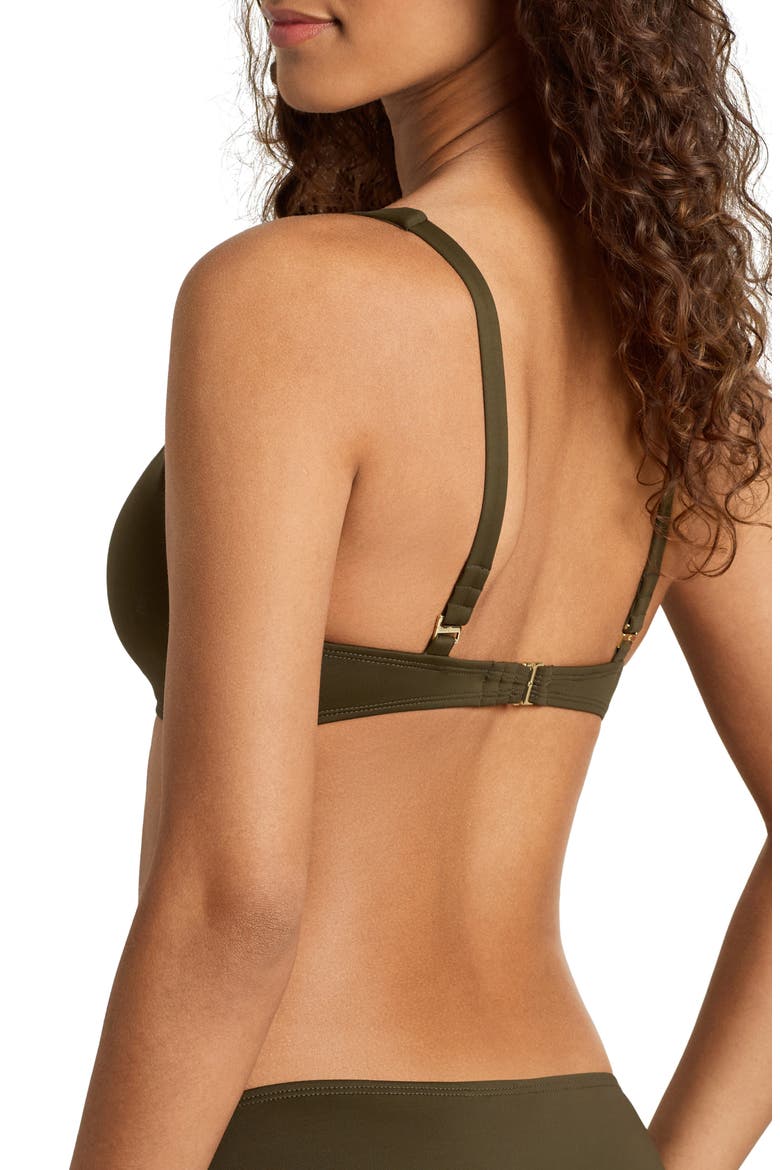 Ring Bikini Top, Alternate, color, DARK OLIVE