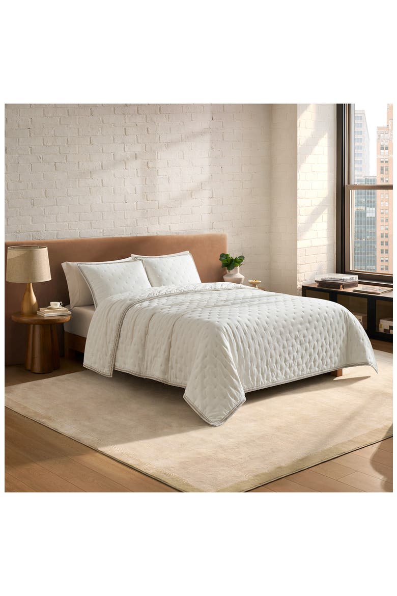 Devon UGGBraid Quilt & Shams Set, Alternate, color, SNOW