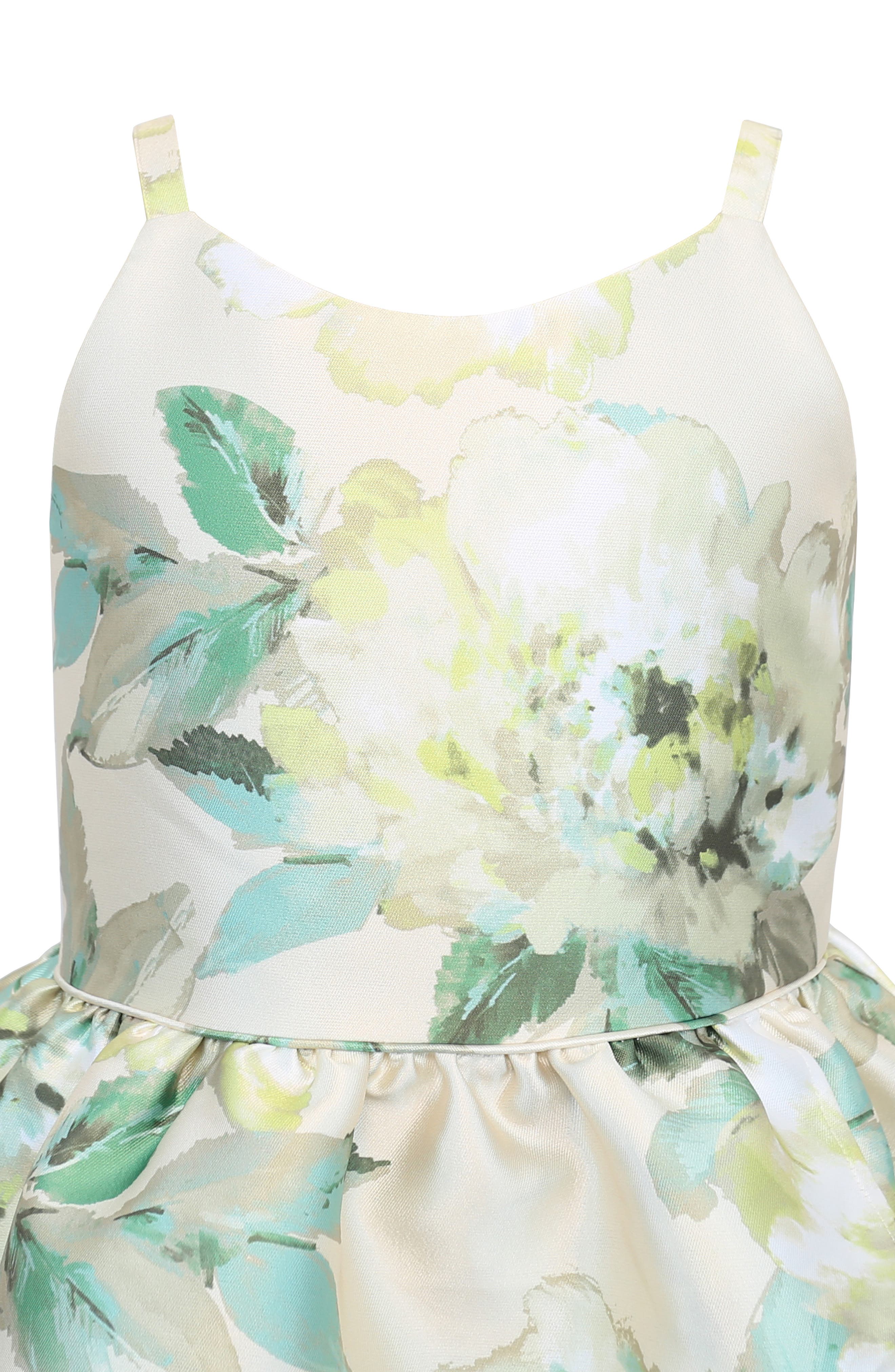 Zunie Kids' Floral Mikado Party Dress — фото 4