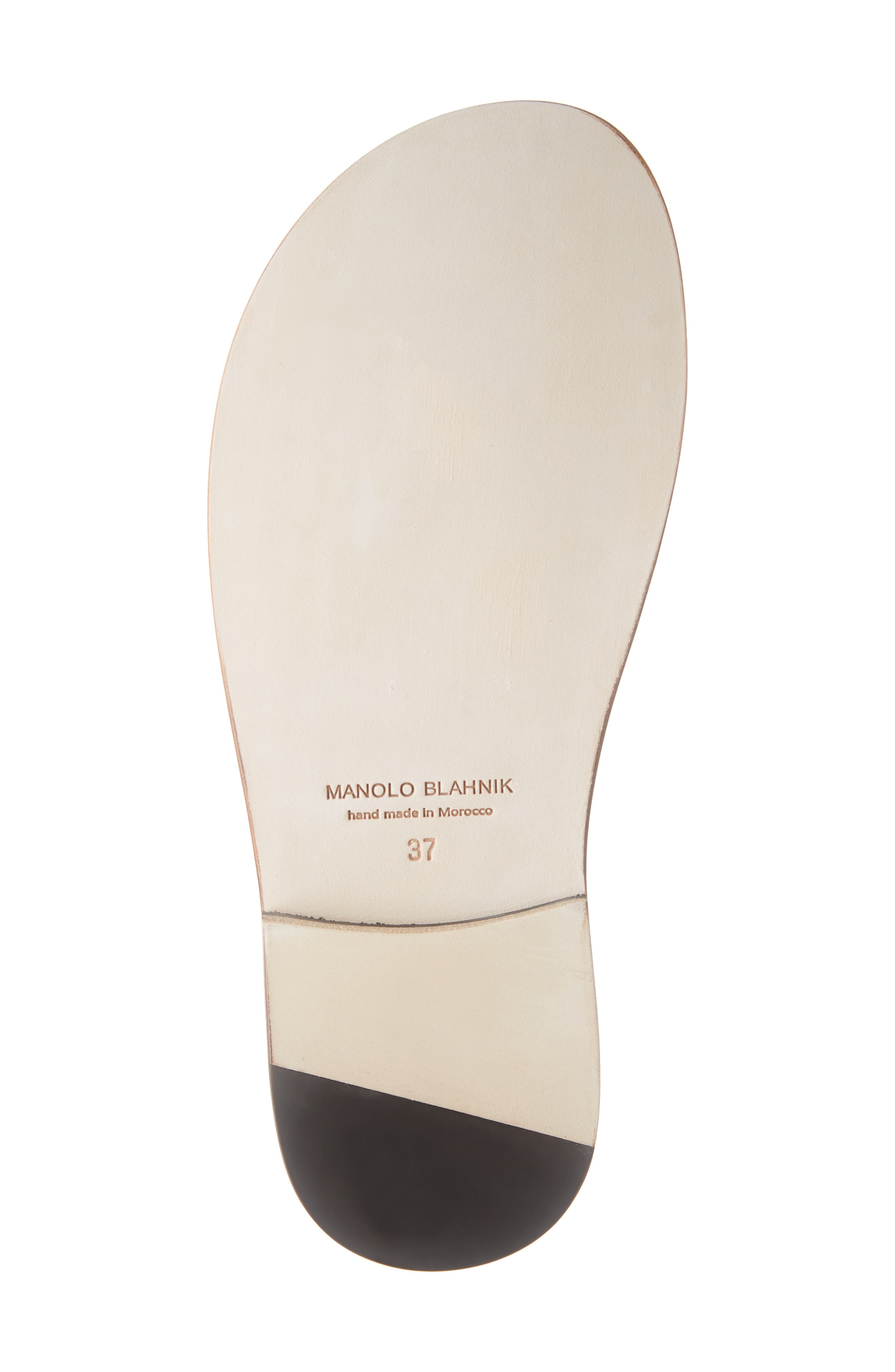 Manolo Blahnik Safina Woven Slide Sandal, Alternate, color, 