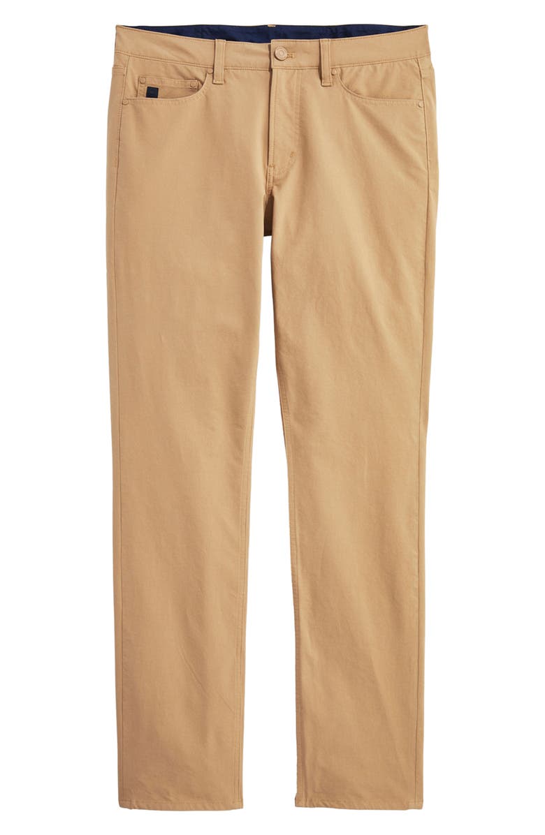 vineyard vines On-The-Go Water Repellent Stretch Canvas Pants, Alternate, color, Officer Khaki