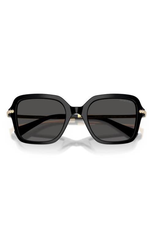 SWAROVSKI SWAROVSKI 50MM SMALL IRREGULAR SUNGLASSES