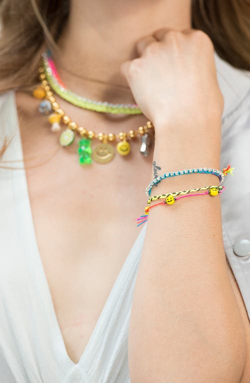 Venessa Arizaga All Smiles On Me Bracelet In Rainbow