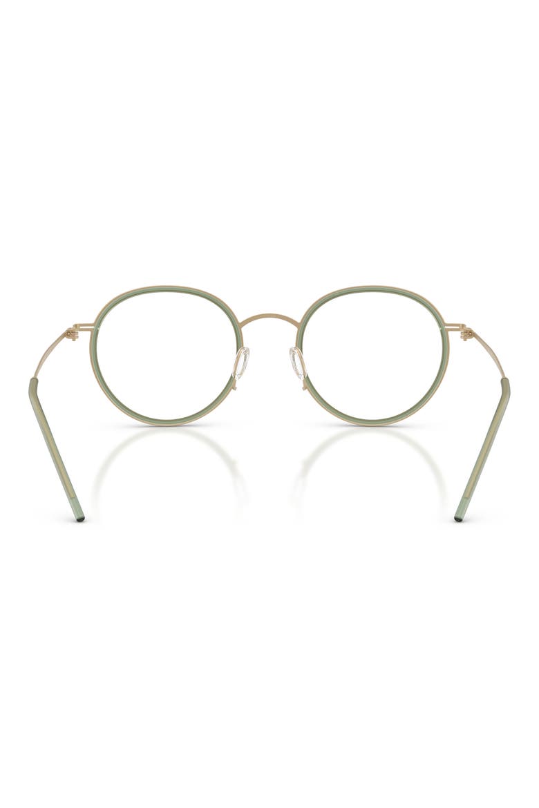 47MM ROUND, Alternate, color, MATTE PALE GOLD / DEMO LENS
