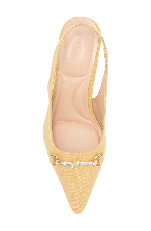Wild Diva Lounge Aura Bit Slingback Kitten Heel Pump
