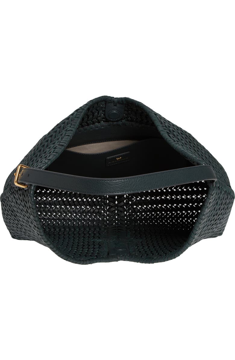 Anya Hindmarch Neeson Tassel Woven Leather Hobo Bag, Alternate, color,