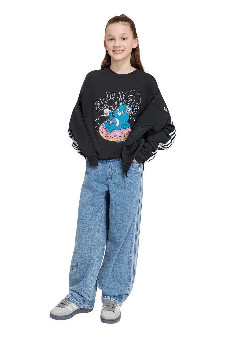 x Care Bears Cotton Graphic T-Shirt, Alternate, color, BLACK