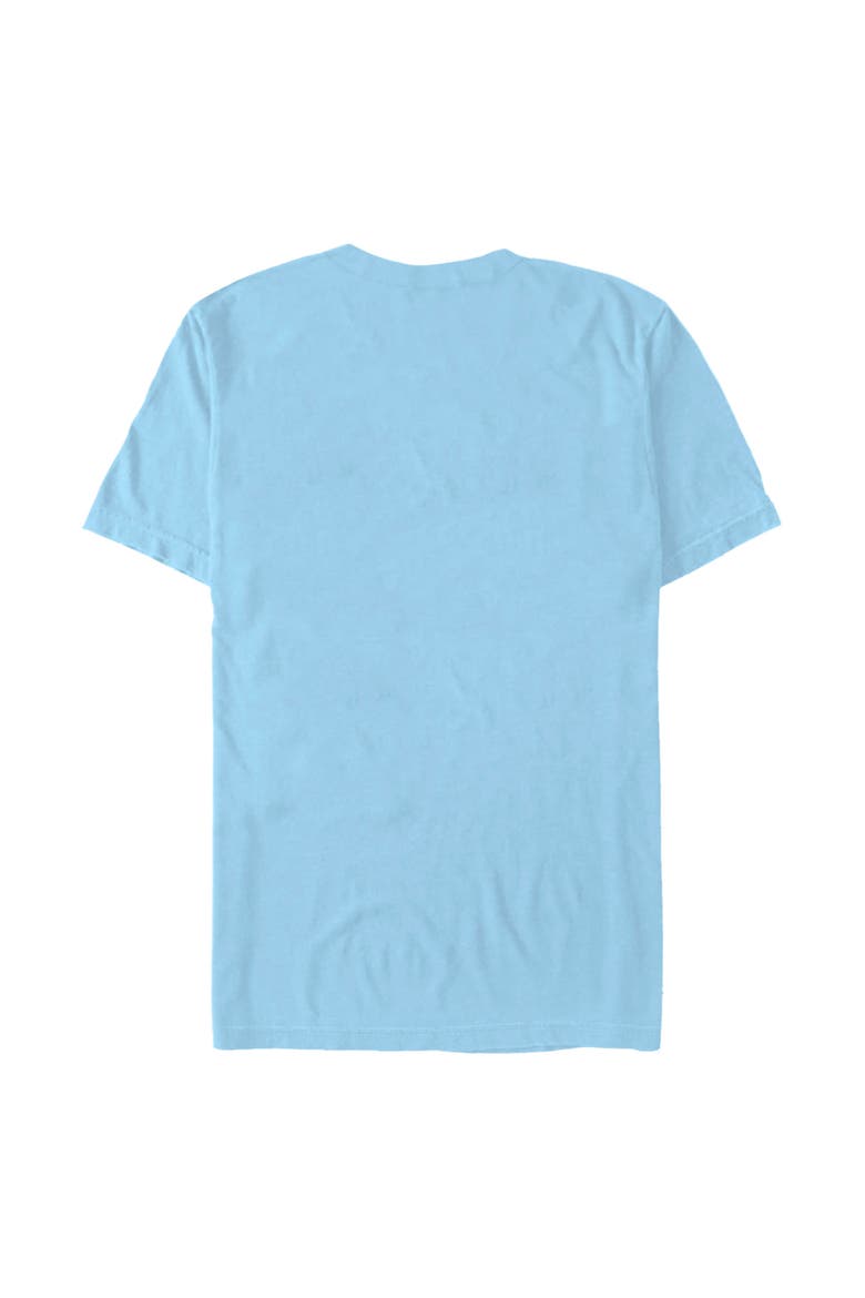 Men's Hoppers Beaver Pond Crew  Graphic T-Shirt, Alternate, color, Light Blue