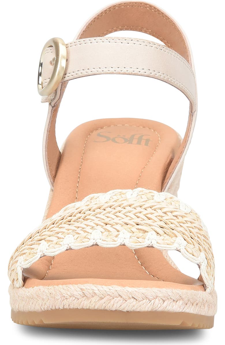 Söfft Inez Wedge Sandal, Alternate, color, Beige/ Latte