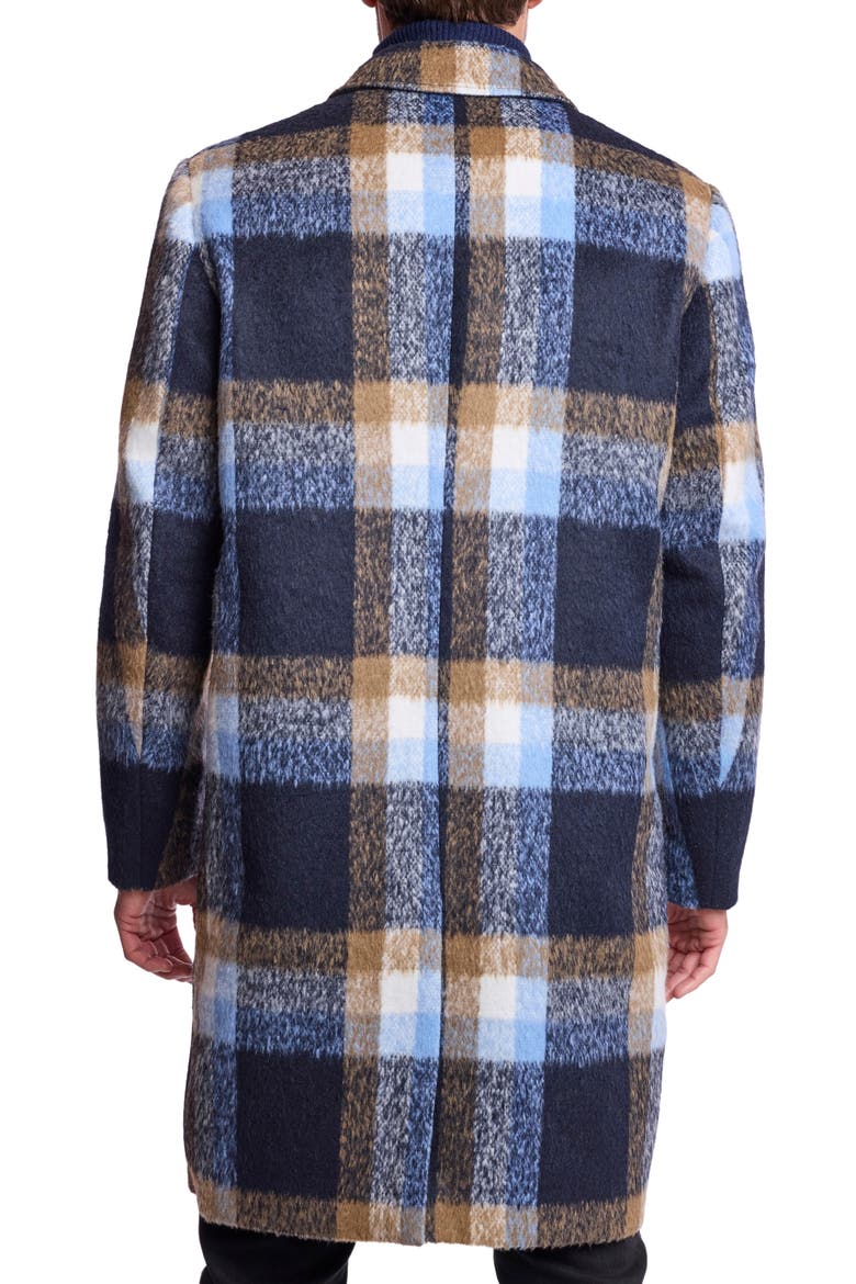 Buffalo Plaid Overcoat, Alternate, color, BLUE TAN BUFFALO