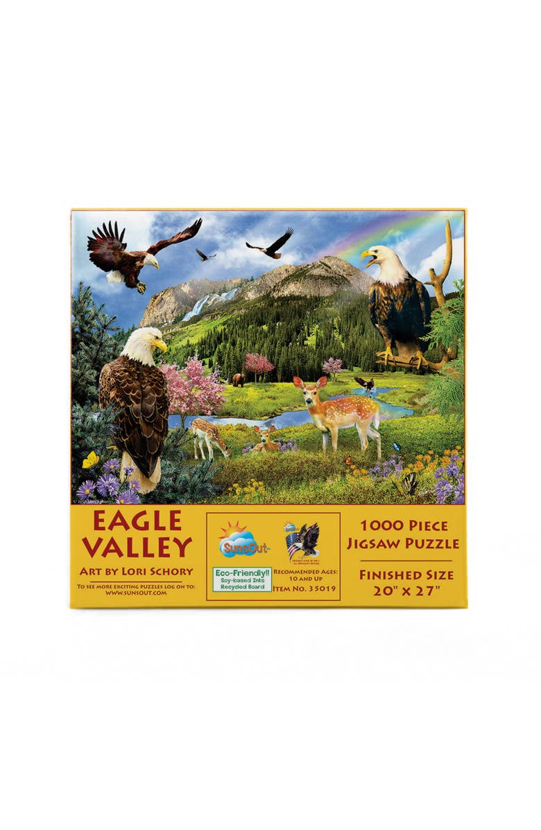 Sunsout Eagle Valley 1000 piece Jigsaw Puzzle for Adults, Alternate, color, Multicolor