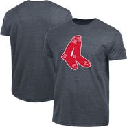 Champion Men's Champion  Navy Boston Red Sox Cooperstown Logo Tri-Blend T-Shirt