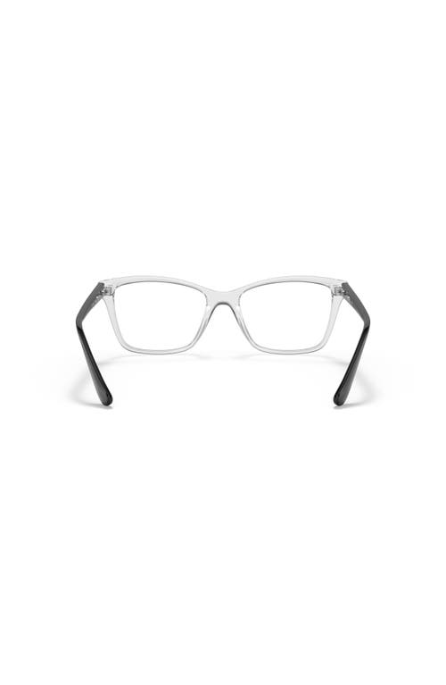 Vogue Eyewear 53mm Rectangle Optical Glasses In Gray